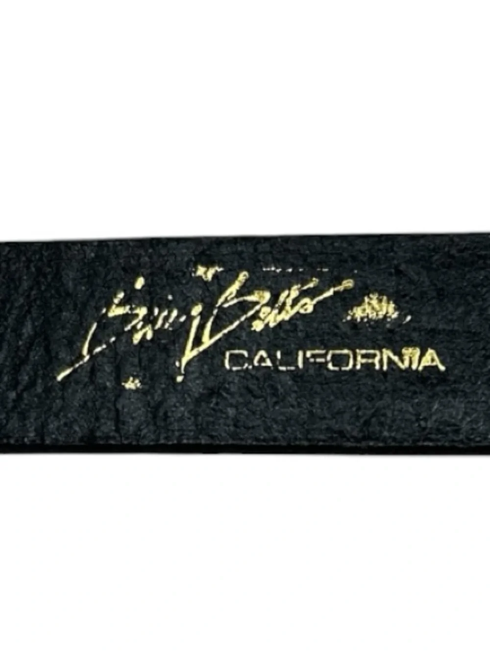 California Hand Painted Leather Belt